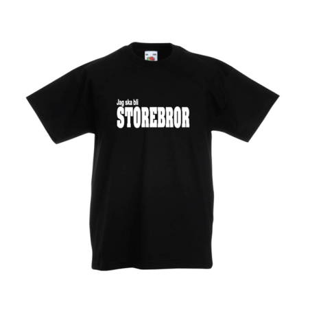 Barn T-Shirt - Jag ska bli STOREBROR