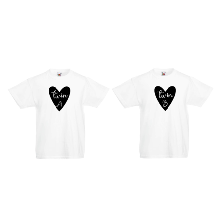 Barn T-Shirt 2-pack - twin A & twin B