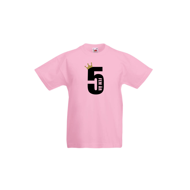 Födelsedags T-Shirt  - Siffra
