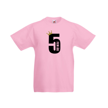Födelsedags T-Shirt  - Siffra