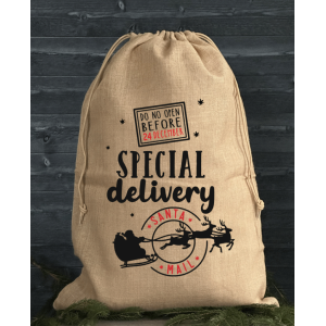 Julklappssäck - SPECIAL delivery DO NOT OPEN