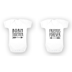 Babybody 2-pack - BORN TOGETHER & FRIENDS FOREVER