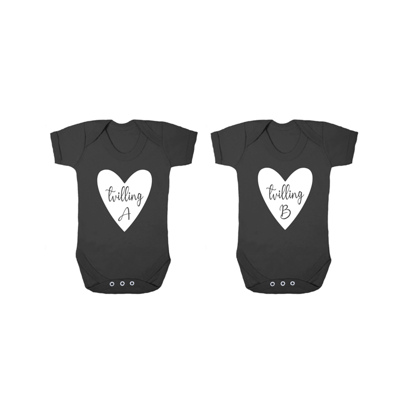 Babybody 2-pack - tvilling A & tvilling B